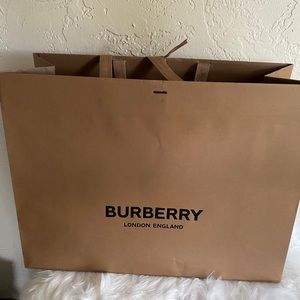 Large Burberry shopping bag